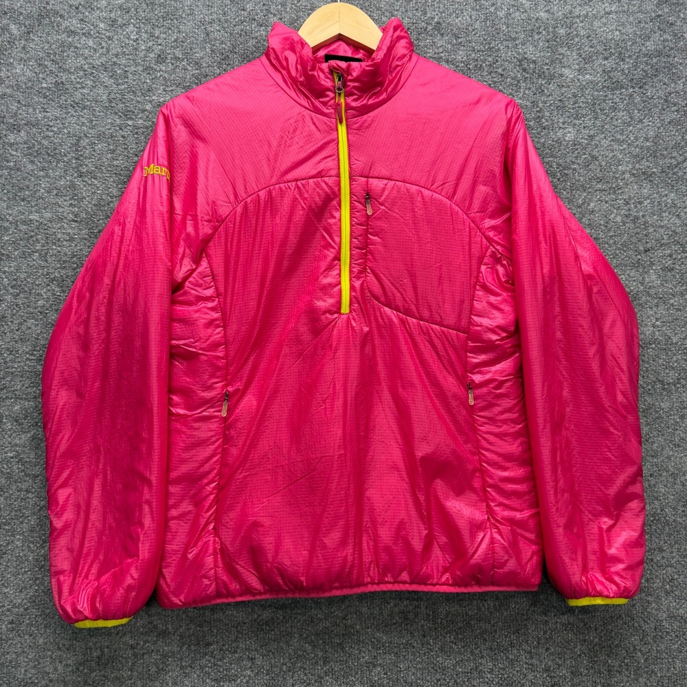 Marmot Insulated Pullover Jacket Womens Medium Pink Half Zip Outdoor Hiking